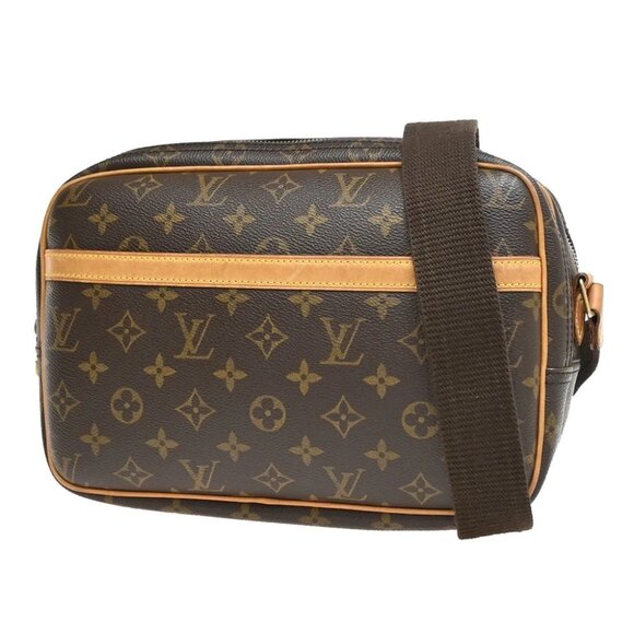 LOUIS VUITTON Reporter PM Crossbody Shoulder Bag Monogram Leather M45254 15KA636 - Picture 1 of 16